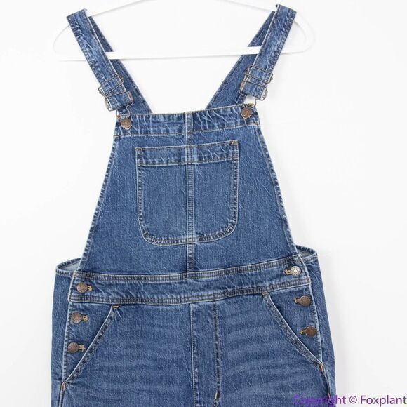 NEW J Crew‎ Classic overalls in all-day stretch, Broken In Coastline Bl, M - Picture 3 of 16